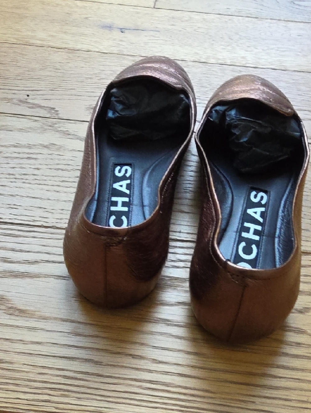 Rochas Copper Brown Leather Loafers - Picture 5 of 7